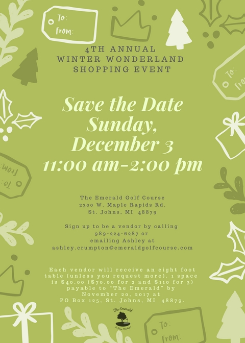 4th Annual Winter Wonderland Shopping Event